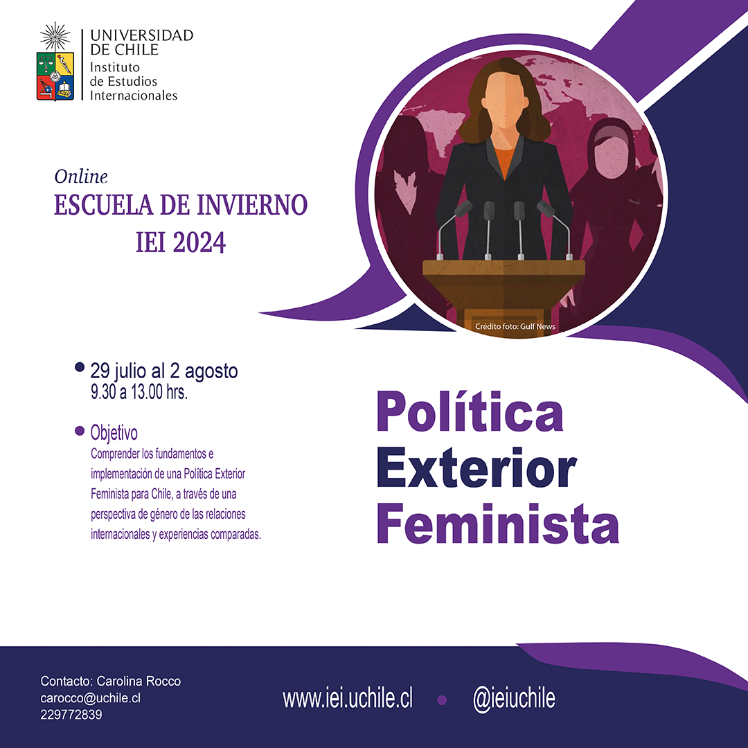 Pol Tica Exterior Feminista Instituto De Estudios Internacionales